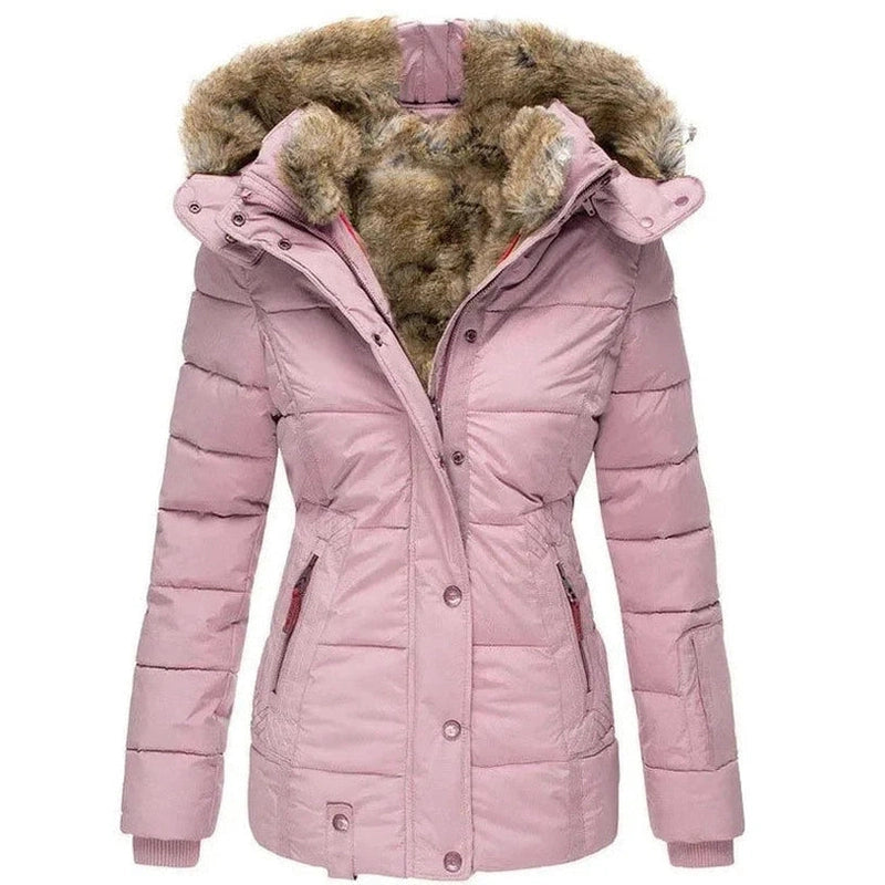 Bonjour Melbourne-Asia - Luxurious Winter Coat with Plush Fur Lining