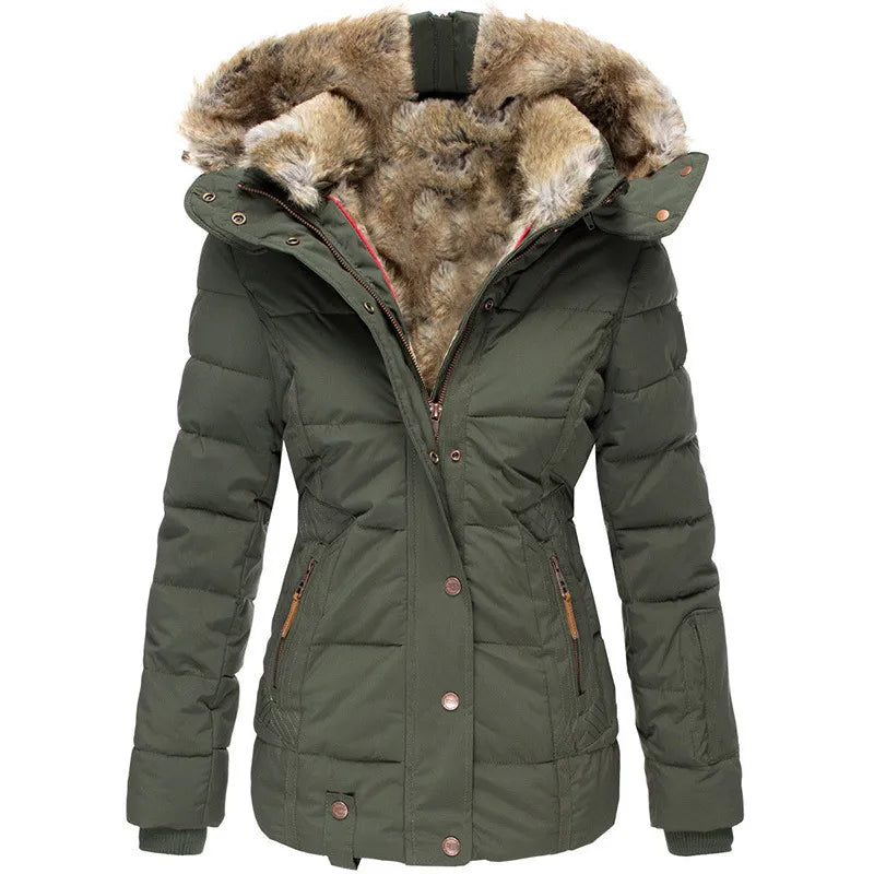 Bonjour Melbourne-Asia - Luxurious Winter Coat with Plush Fur Lining