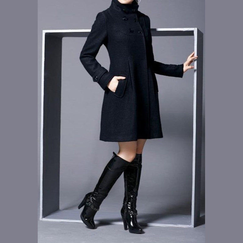 Bonjour Melbourne-fb-0997-Bella - Timeless Cashmere Coat for Elegance and Warmth