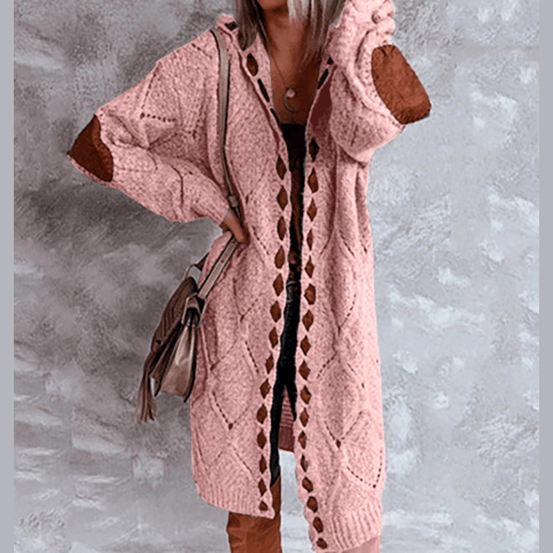 Bonjour Melbournewomen Hoodie SweaterBoho Oversized Crochet Cardigan for Cozy, Lightweight Comfort