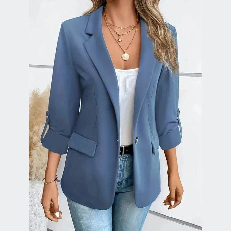 Bonjour Melbourne-Celeste - Chic Long Sleeve Cardigan for Women