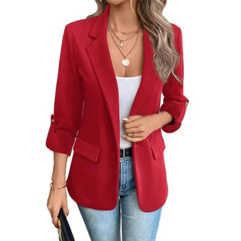 Bonjour Melbourne-Celeste - Chic Long Sleeve Cardigan for Women