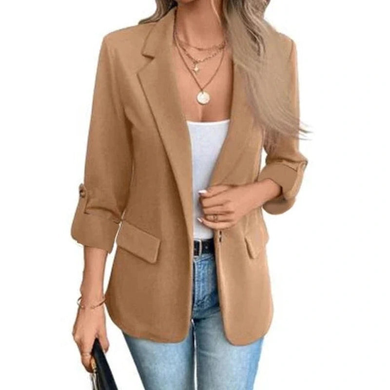 Bonjour Melbourne-Celeste - Chic Long Sleeve Cardigan for Women