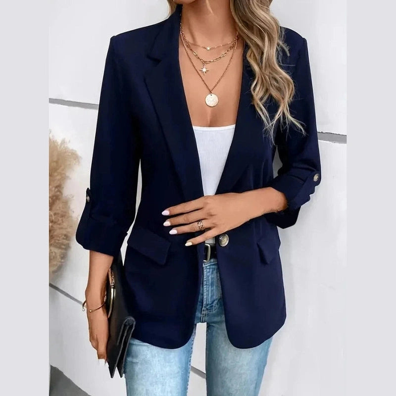 Bonjour Melbourne-Celeste - Chic Long Sleeve Cardigan for Women