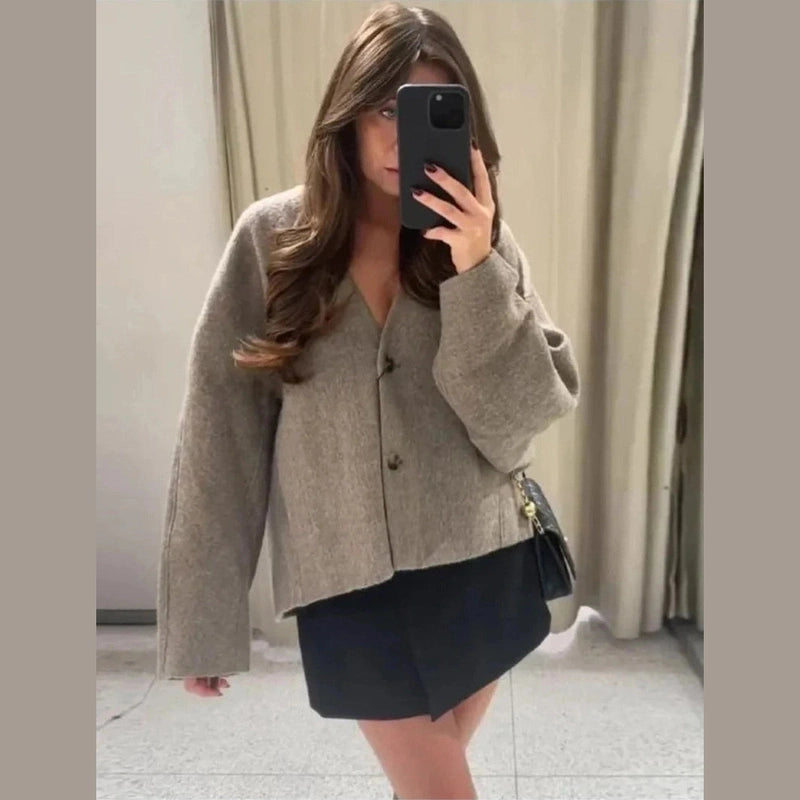 Bonjour MelbourneSweaterChloe - Stylish Oversized Blazer for Effortless Minimalist Comfort