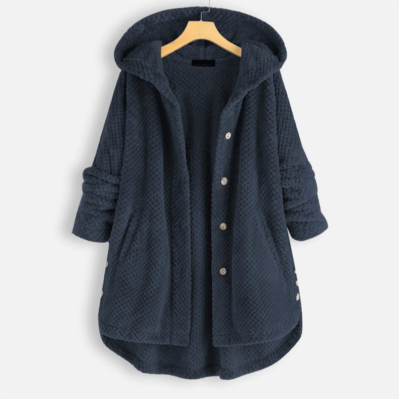 Bonjour Melbournewomen HoodieCozy Oversized Hoodie Vest for Comfortable Winter Days