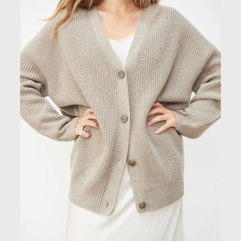 Bonjour MelbournesweatersCozy Oversized Knit Cardigan: Luxurious Soft Wool Blend for Lasting Comfort