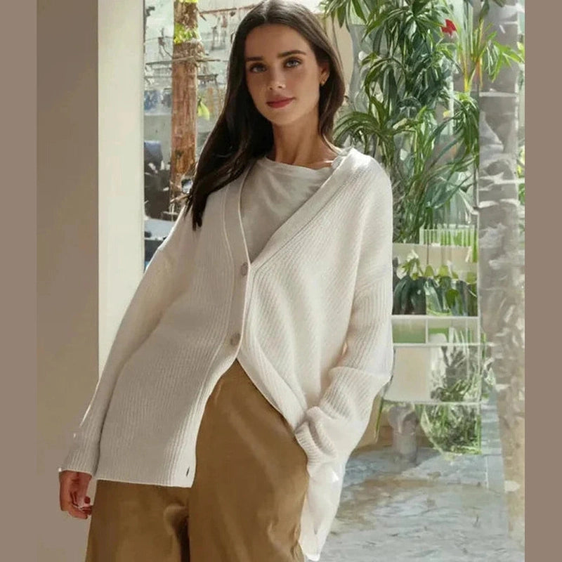 Bonjour MelbournesweatersCozy Oversized Knit Cardigan: Luxurious Soft Wool Blend for Lasting Comfort