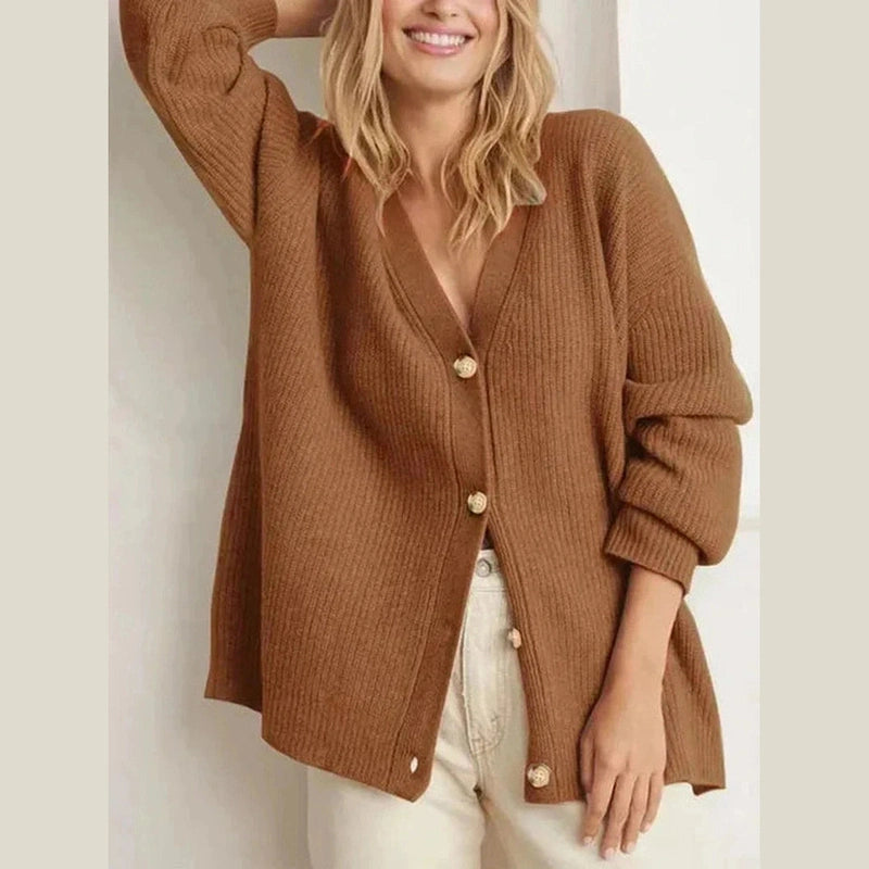 Bonjour MelbournesweatersCozy Oversized Knit Cardigan: Luxurious Soft Wool Blend for Lasting Comfort