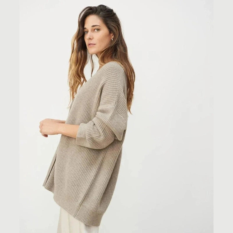 Bonjour MelbournesweatersCozy Oversized Knit Cardigan: Luxurious Soft Wool Blend for Lasting Comfort
