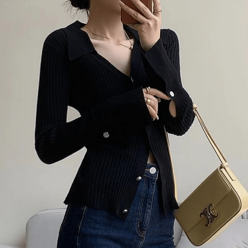 Bonjour MelbourneSWEATERDelia - Deluxe™ Everyday Knit Cardigan for Effortless Style and Comfort