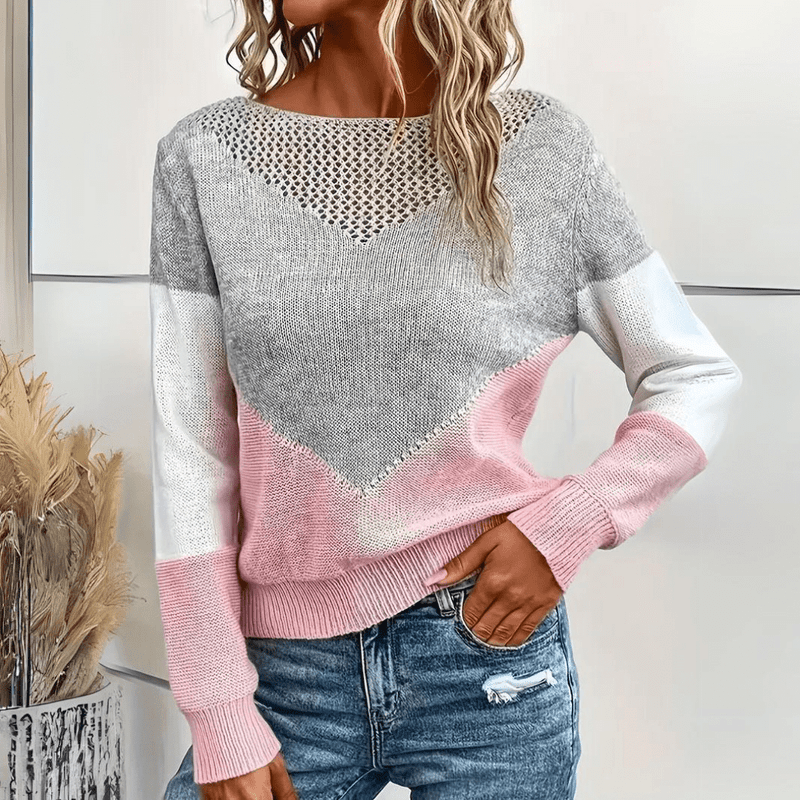 Bonjour MelbourneTruiDonatella - Chic Knitted Sweater for Effortless Comfort