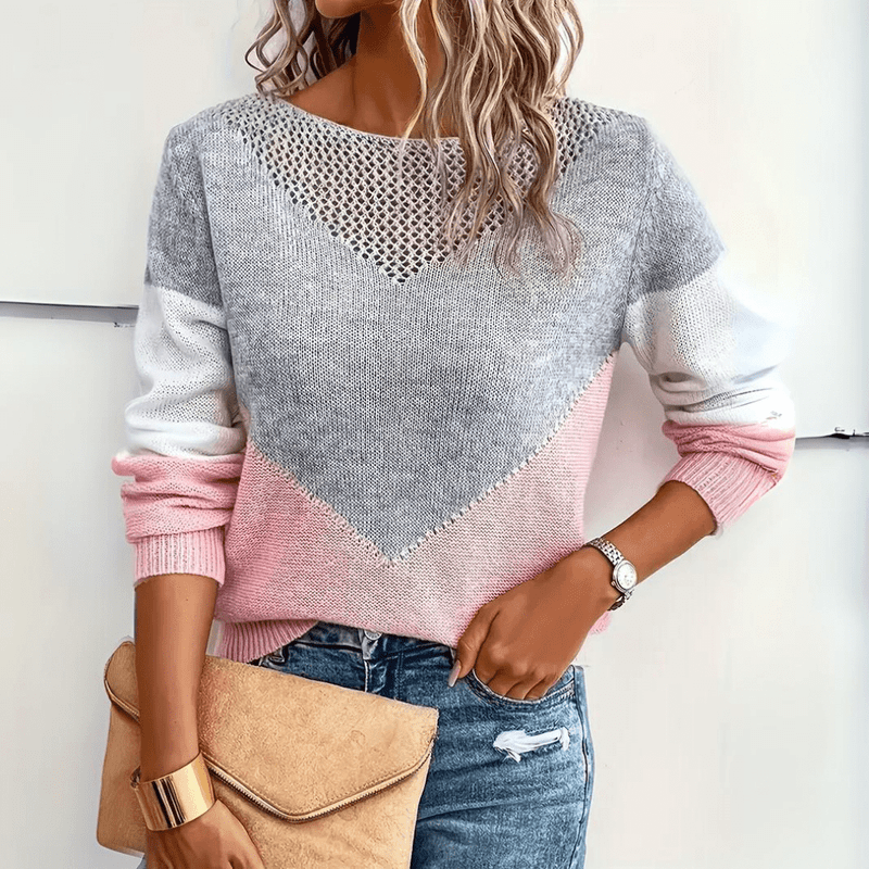 Bonjour MelbourneTruiDonatella - Chic Knitted Sweater for Effortless Comfort