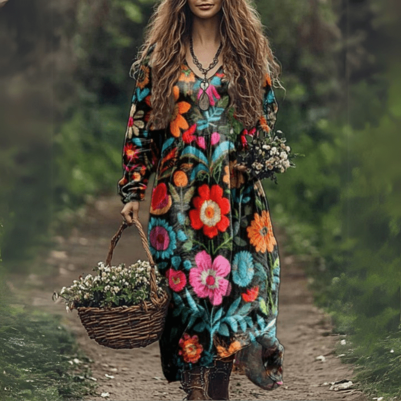 Bonjour MelbourneWomen’s DressesElegant Long Sleeve Midi Dress for Women - Timeless Style