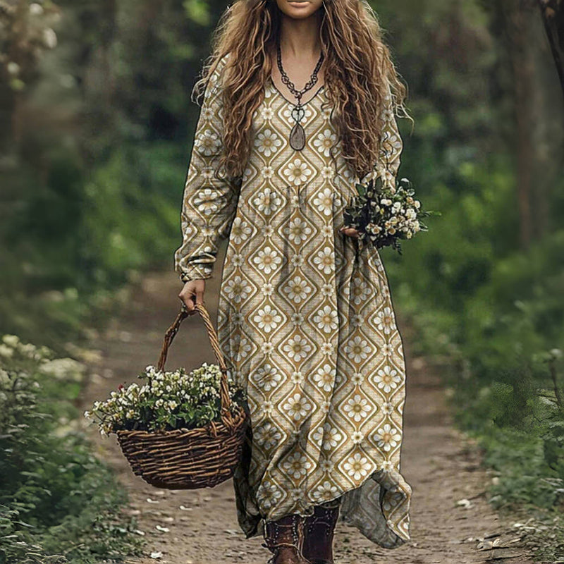 Bonjour MelbourneWomen’s DressesElegant Long Sleeve Midi Dress for Women - Timeless Style