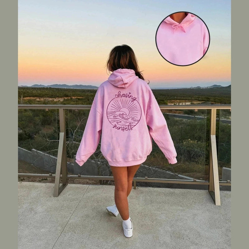 Bonjour MelbourneEloise - Women's Hooded Velvet Sweatshirt