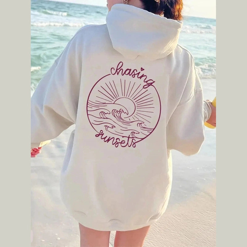 Bonjour MelbourneEloise - Women's Hooded Velvet Sweatshirt