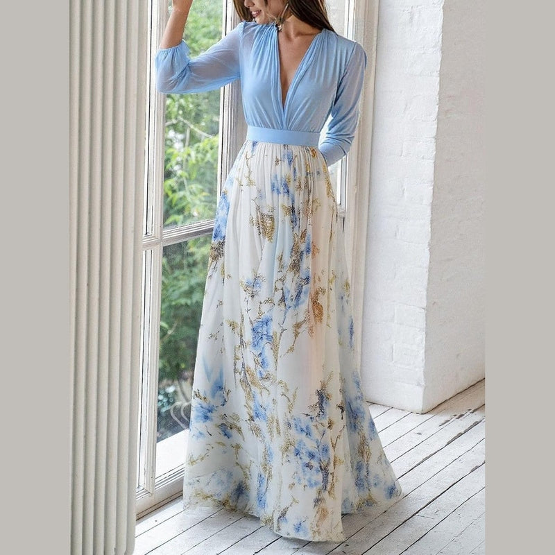 Bonjour MelbourneWomen's DressesFloral Maxi Dress for Women - Effortless Summer Elegance