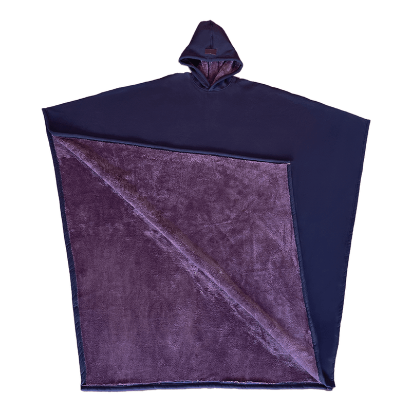 Bonjour MelbourneHoodiesLuxurious Fleece Hooded Poncho for Unmatched Comfort