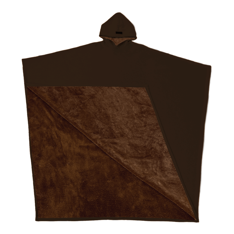 Bonjour MelbourneHoodiesLuxurious Fleece Hooded Poncho for Unmatched Comfort