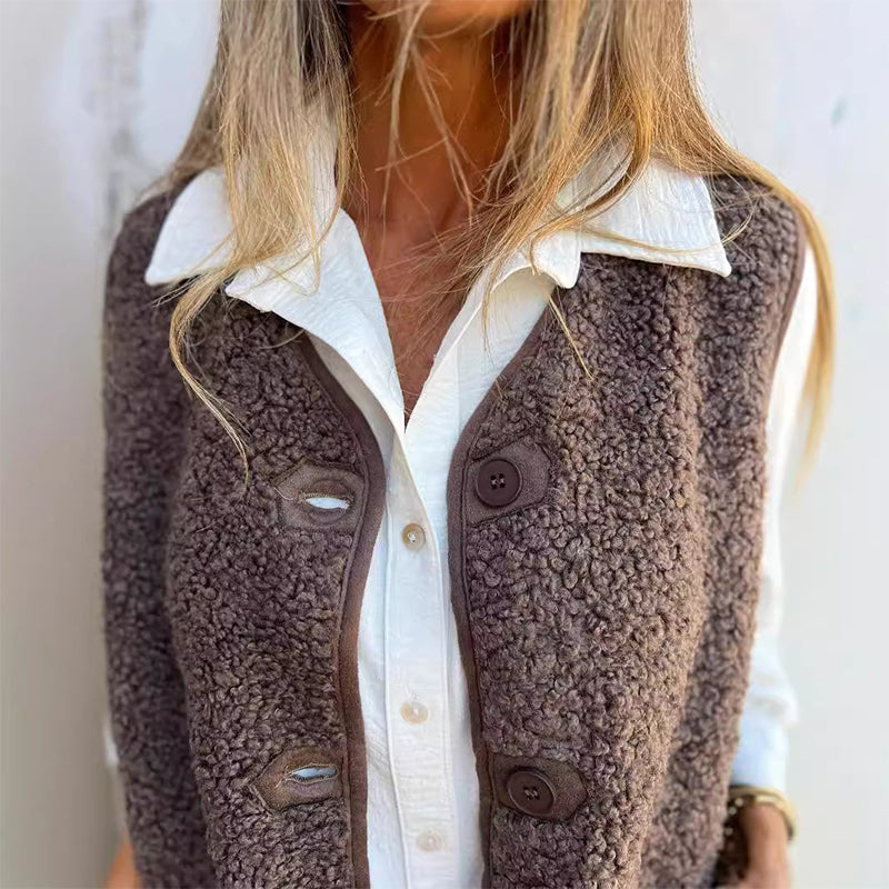 Bonjour MelbourneJacketJulia - Chic Autumn Button Cardigan for Cozy Layering