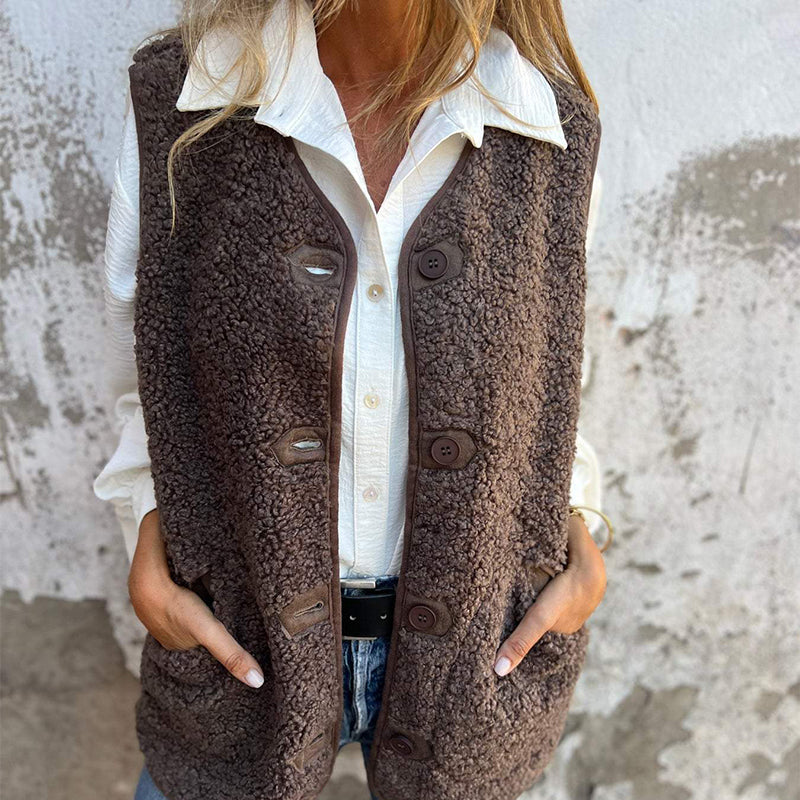 Bonjour MelbourneJacketJulia - Chic Autumn Button Cardigan for Cozy Layering