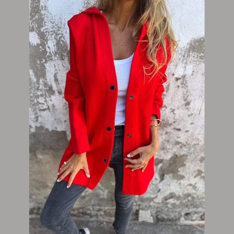 Bonjour MelbourneJasMelissa - Stylish and Versatile Women's Coat for Cozy Autumn Wear