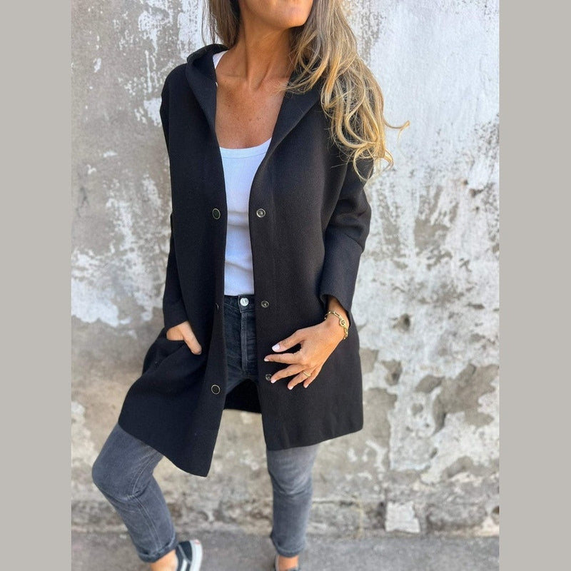 Bonjour MelbourneJasMelissa - Stylish and Versatile Women's Coat for Cozy Autumn Wear