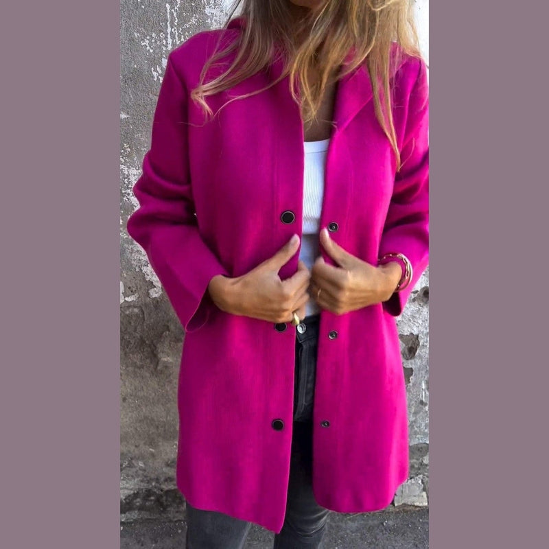 Bonjour MelbourneJasMelissa - Stylish and Versatile Women's Coat for Cozy Autumn Wear