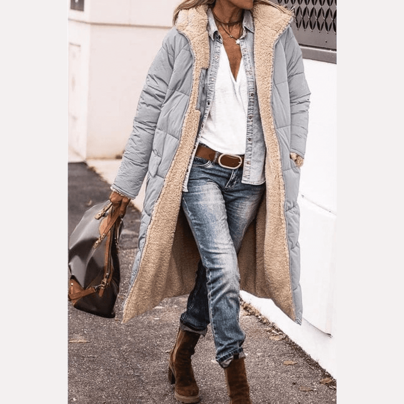 Bonjour Melbourne-Karina - Chic Reversible Cape for Versatile Fashion