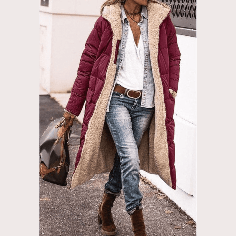 Bonjour Melbourne-Karina - Chic Reversible Cape for Versatile Fashion