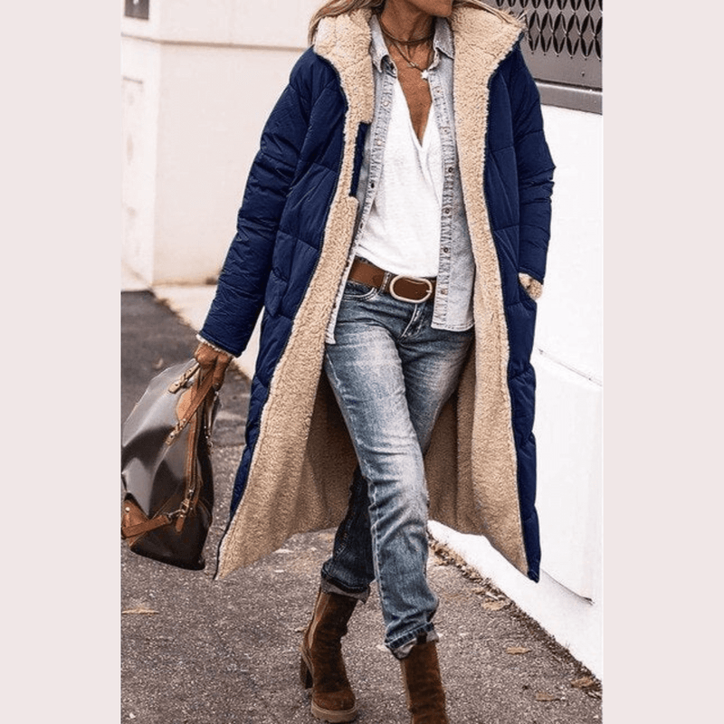 Bonjour Melbourne-Karina - Chic Reversible Cape for Versatile Fashion