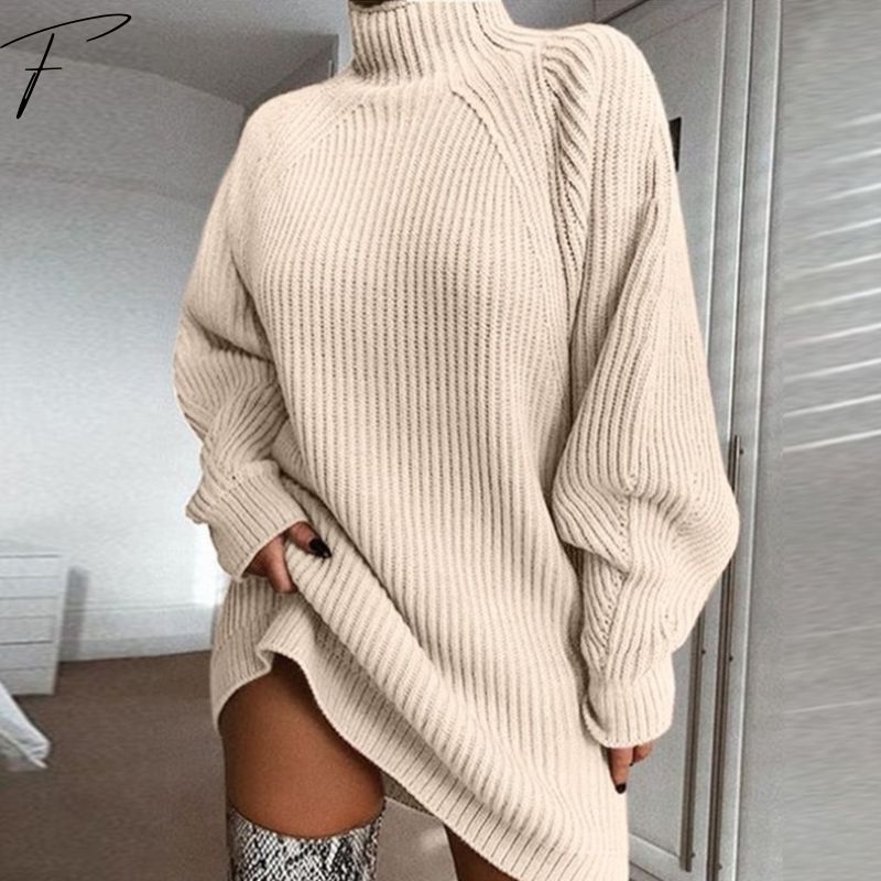 Bonjour MelbourneSweaterjurkKate - Chic Sweater Dress for Cozy Autumn Elegance