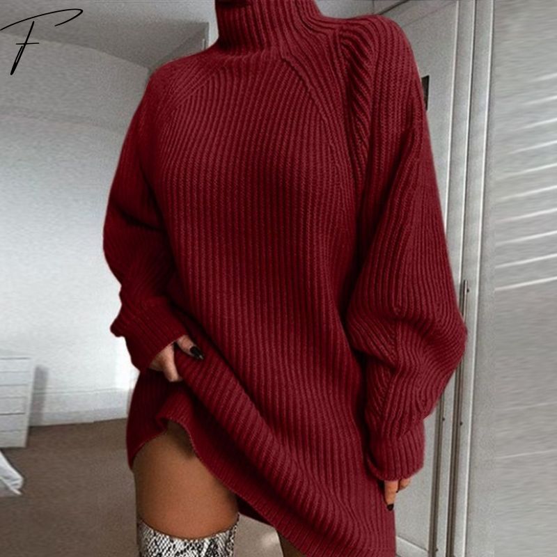 Bonjour MelbourneSweaterjurkKate - Chic Sweater Dress for Cozy Autumn Elegance