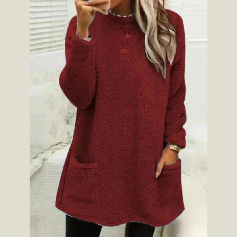 Bonjour Melbourne-Kendra - Chic and Cozy Winter Pullover for Ultimate Warmth