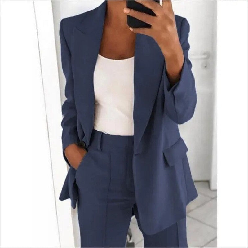Bonjour Melbourne-Lauren - Chic Tailored Blazer Set for Versatile Elegance