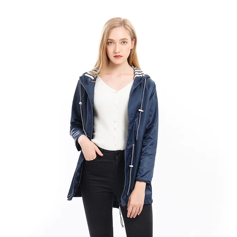 Bonjour Melbourne-Lynda - Chic and Versatile Waterproof Jacket for Women
