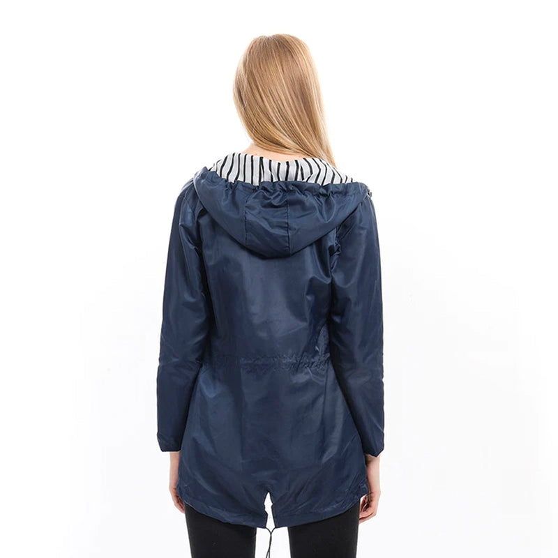 Bonjour Melbourne-Lynda - Chic and Versatile Waterproof Jacket for Women