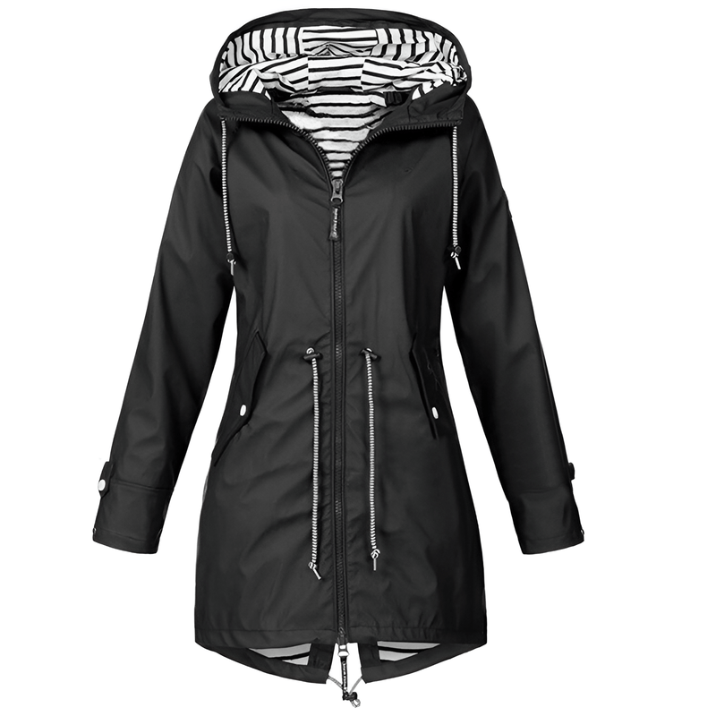 Bonjour Melbourne-Lynda - Chic and Versatile Waterproof Jacket for Women