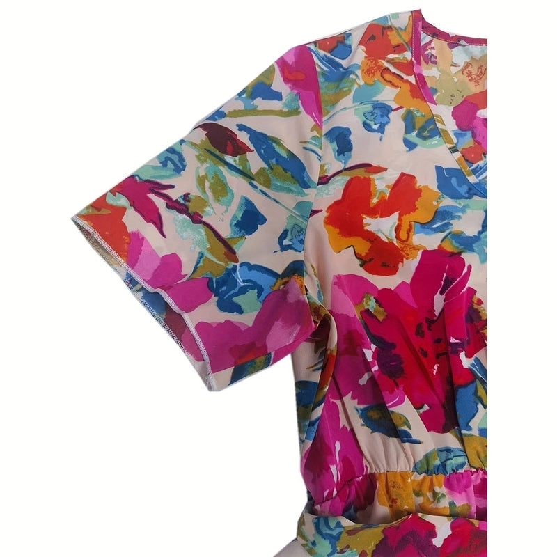 Bonjour MelbourneCasual DressesPlus Size Floral Summer Dress for Women - Effortless Elegance