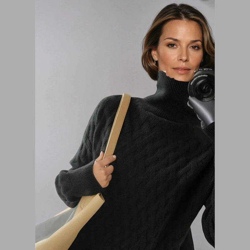 Bonjour Melbourne-Sage - Women's Oversized Cashmere Sweater for Ultimate Comfort