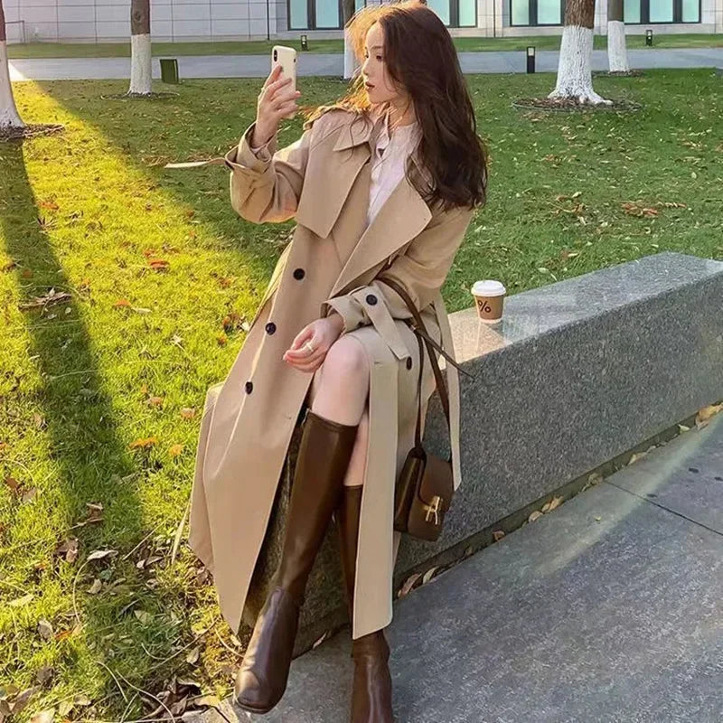 Bonjour Melbourne-Sonnet - Stylish Women's Midi Trench Coat