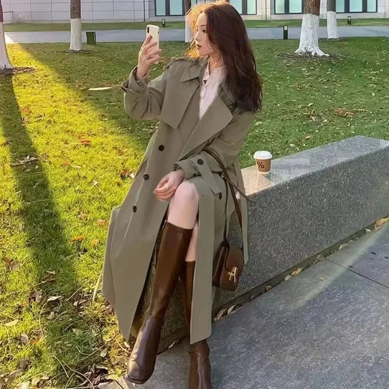 Bonjour Melbourne-Sonnet - Stylish Women's Midi Trench Coat
