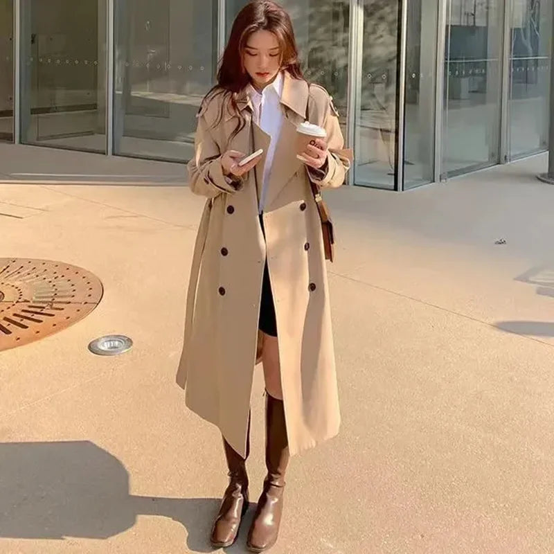 Bonjour Melbourne-Sonnet - Stylish Women's Midi Trench Coat