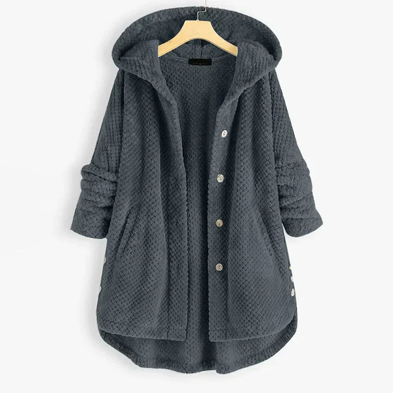 Bonjour Melbourne-Sophie - Chic Fleece Jacket for Ultimate Winter Comfort