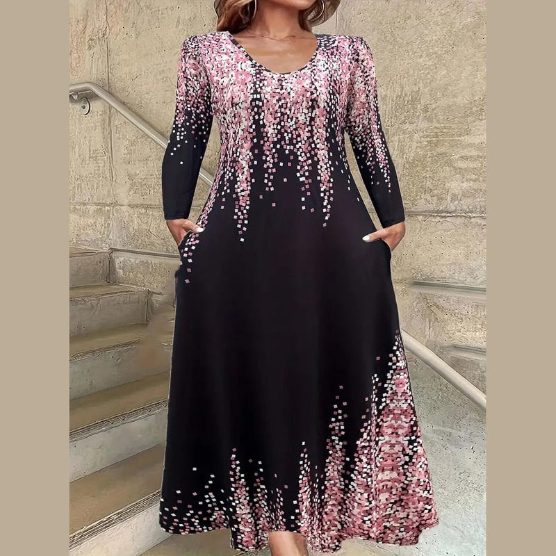 Bonjour MelbourneWomen's Plus Size DressesStylish Plus Size Maxi Dress with Pockets for Summer Comfort