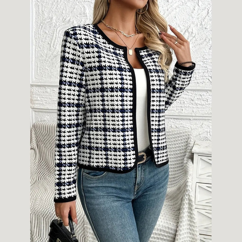 Bonjour MelbourneWomen's Jackets & CoatsStylish Printed Open Front Jacket for Women - Lightweight Layering