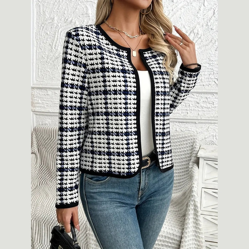Bonjour MelbourneWomen's Jackets & CoatsStylish Printed Open Front Jacket for Women - Lightweight Layering