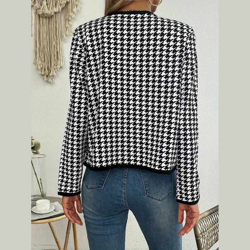 Bonjour MelbourneWomen's Jackets & CoatsStylish Printed Open Front Jacket for Women - Lightweight Layering