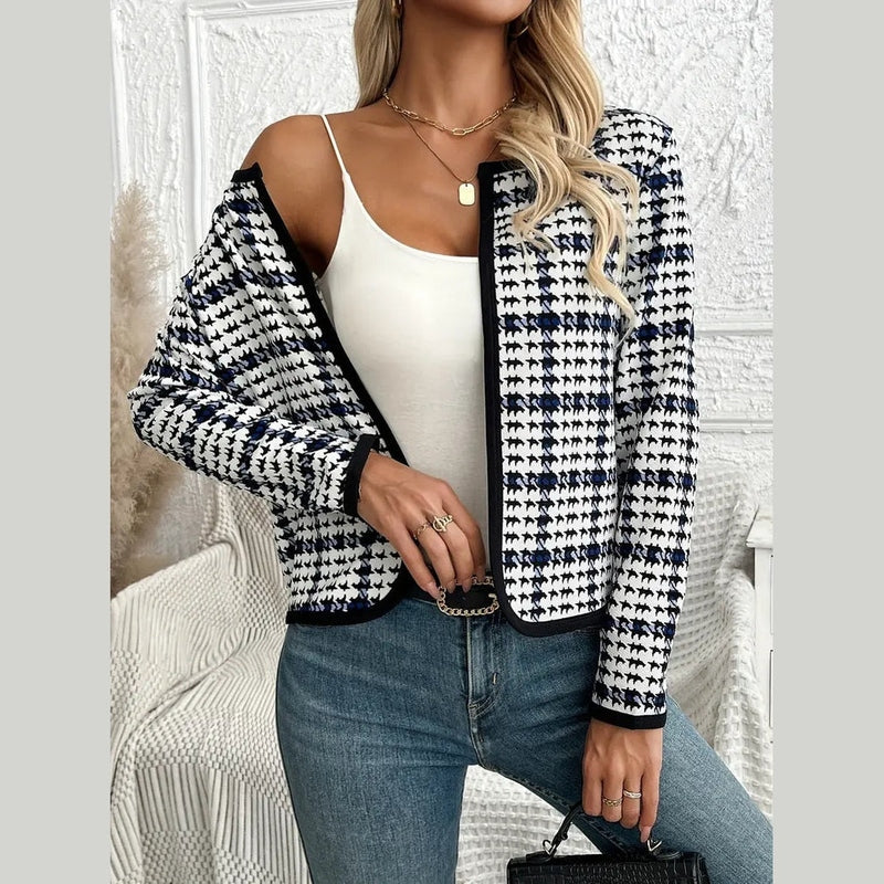 Bonjour MelbourneWomen's Jackets & CoatsStylish Printed Open Front Jacket for Women - Lightweight Layering